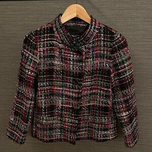 Talbots Vibrant Tweed Jacket